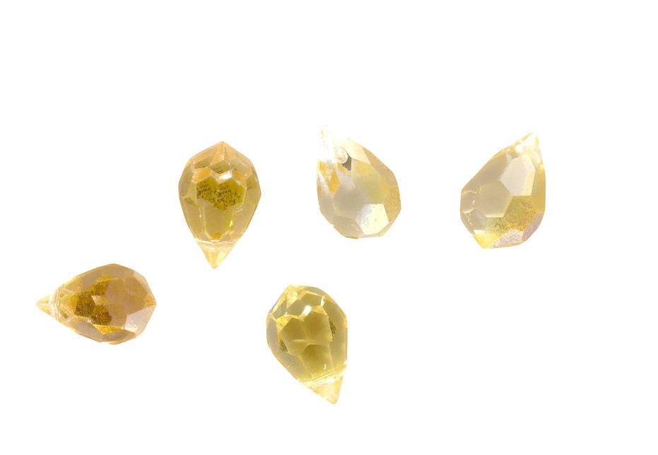 תליונים קריסטל טיפה צכי לייט טופז א...