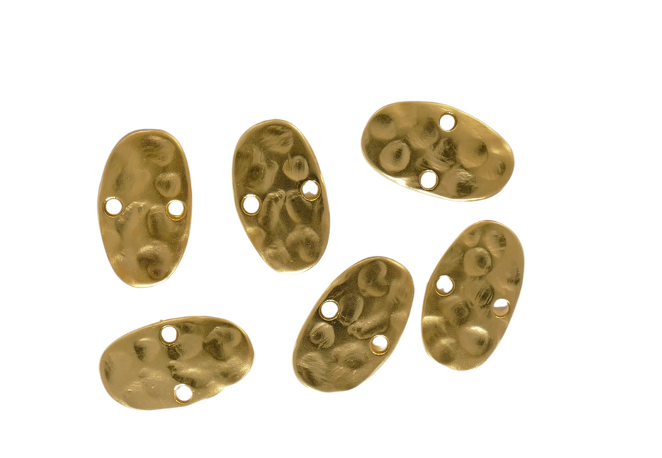 תליונים אובל מלא 2 חורים 324 ציפוי ...