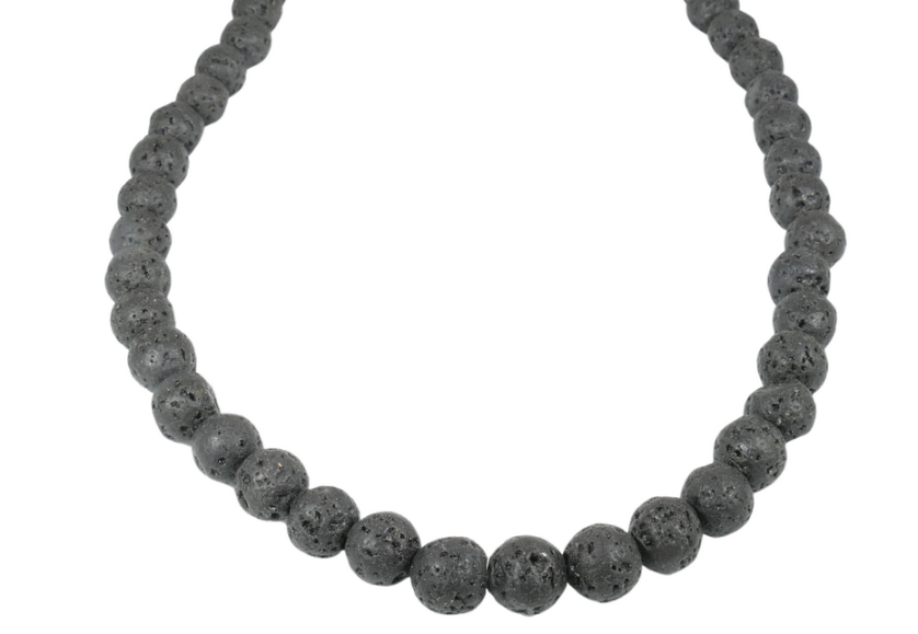 אבני חן 8 ממ לבה שחורה 123