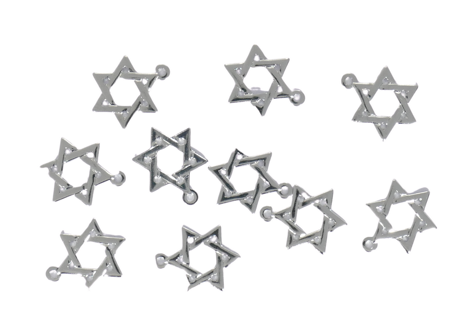 תליונים מגן דויד ציפוי ניקל 9