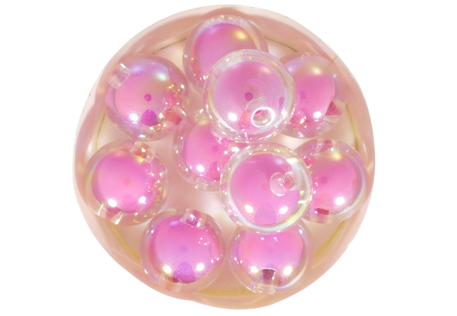 חרוזי פלסטיק עגול 16 ממ משולב פוקס...