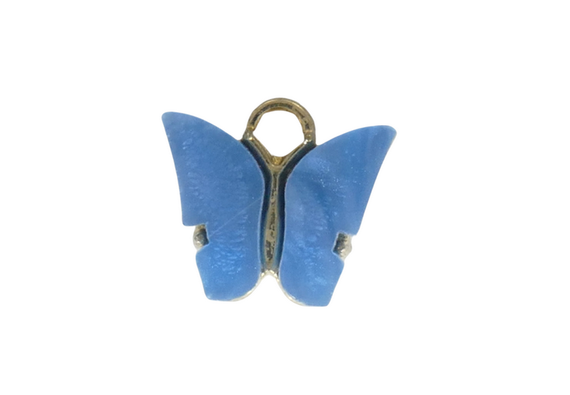 תליון פרפר כחול צדף 32