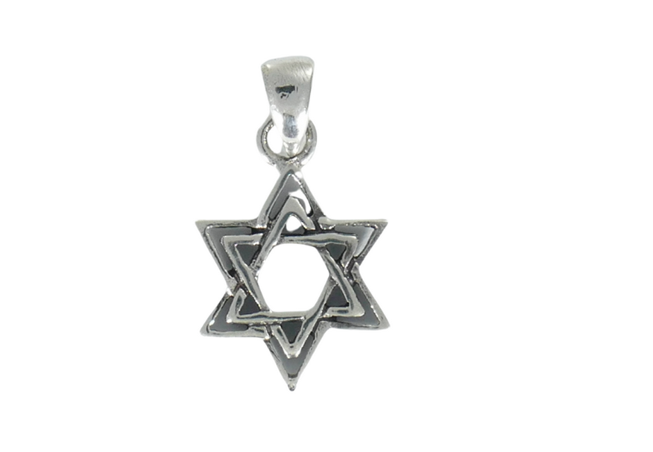 תליון מגן דויד 4, כסף אמיתי