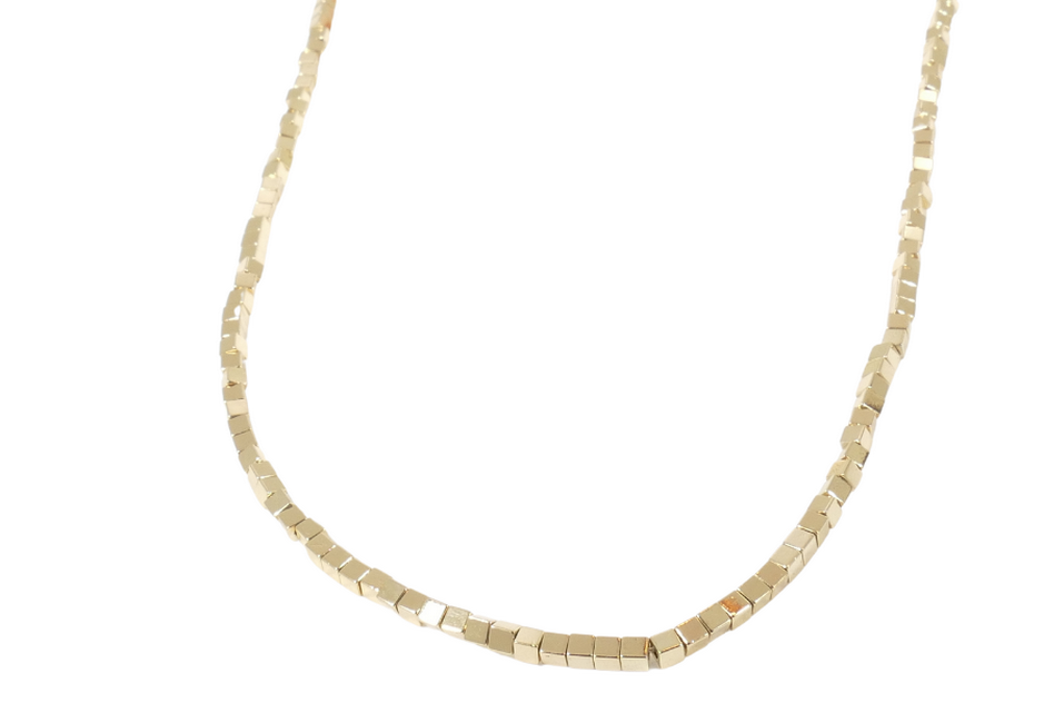 אבני חן המטייט זהב בהיר קובייה 2 ממ 163